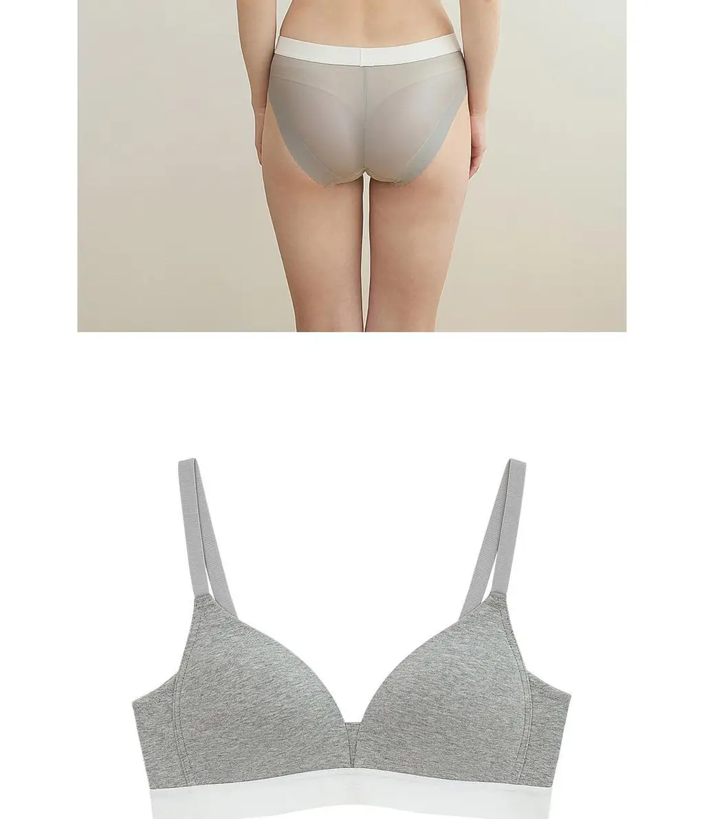 [Wonderbra] 볼륨 스포츠 아웃밴드 노와이어 브라팬티 2종세트 멜란지그레이 WBW5N30_T 상세페이지 24